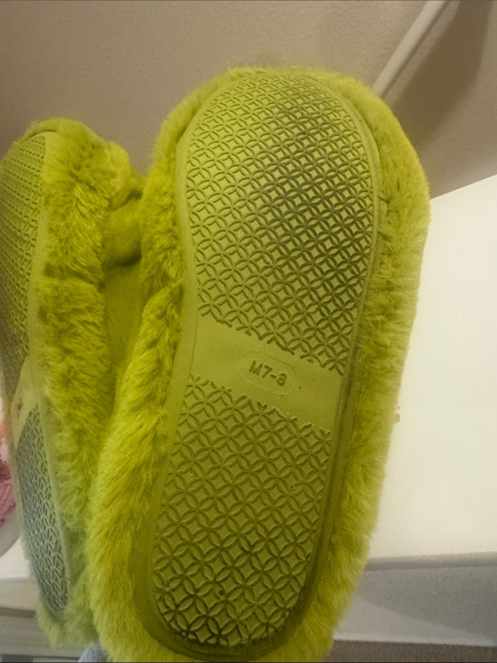 Grinch Plush Holiday Slippers - Green - Picture 4 of 4